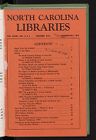 North Carolina Libraries, Vol. 33,  no. 2 & 3